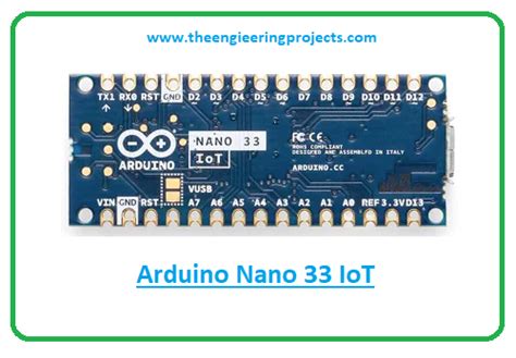 Introduction to Arduino Nano 33 IoT - The Engineering Projects