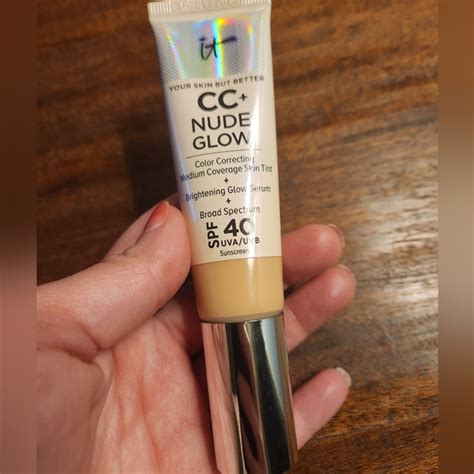 It Cosmetics Makeup It Cosmetics Cc Nude Glow Skin Tint Spf 4 Light Medium Poshmark