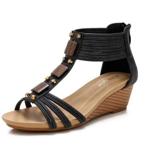 Vintage Style Wedge Sandals For Women Chyhua