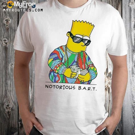 Official Notorious Bart Simpson T Shirt