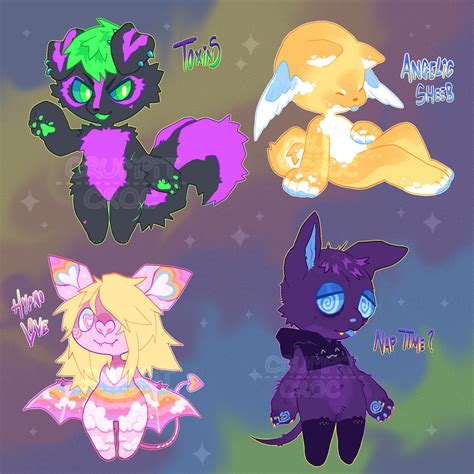 More Set Price Adopts [sold] By Crumpitcroc On Deviantart