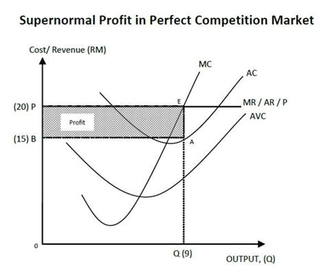 Profit in Perfect Competition Market ~ Economics