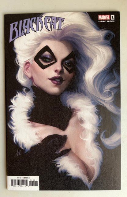 Black Cat Variant Edition Artgerm Cover Comic Books Modern Age