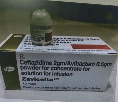 Zavicefta 2 5gm At Rs 2900 Vial Ceftazidime Injection In New Delhi