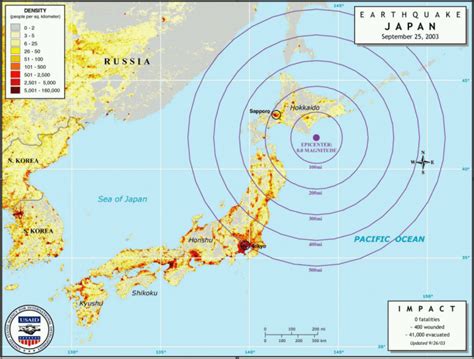 Map Of Japan Earthquake – Map Of The World