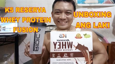 K Reserva Whey Protein Fusion Unboxing Youtube