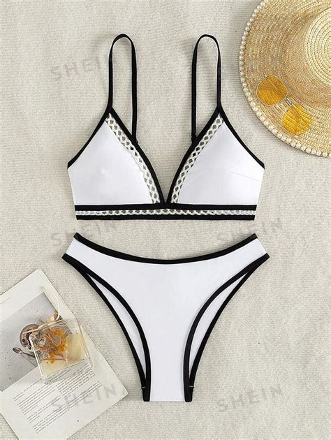 SHEIN Swim Women Sexy Bikini Set With Fringe For Beach Vacation SHEIN EUR