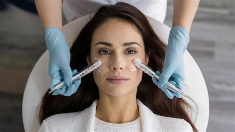 Premium Photo Female Client Having Fractional Mesotherapy In Beauty Salon