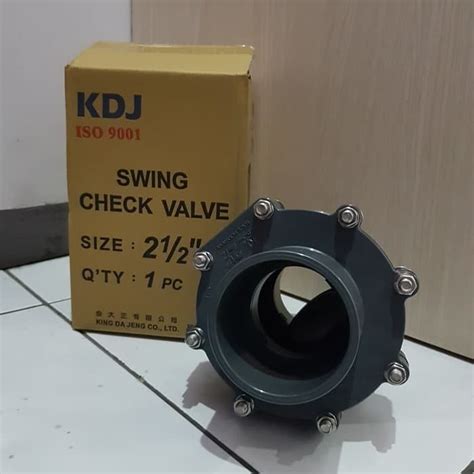 Jual Swing Checkvalve Check Valve Pvc Kdj 2 12 Inch 25inch Tusen