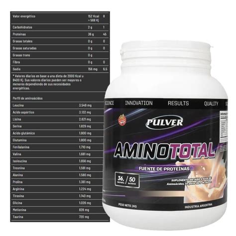 Amino Total Kg Pulver Masa Muscular Demusculos