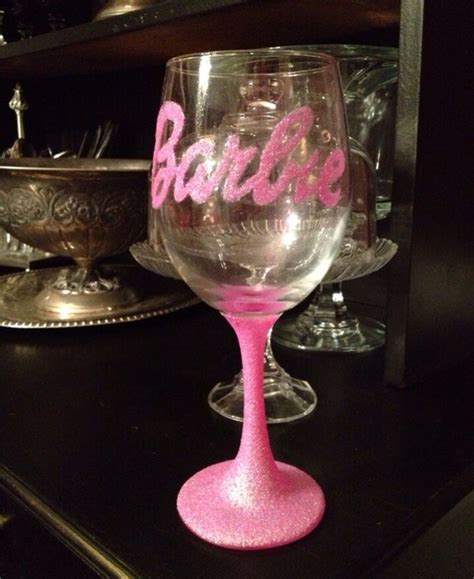 Customized Wine Glass Barbie By Sparkleheadtotoe On Etsy