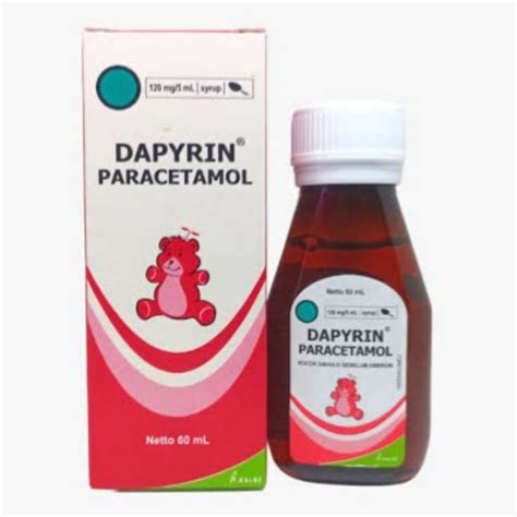 Jual Dapyrin Syrup Sirup Syr Paracetamol 60ml 60 Ml Botol Shopee