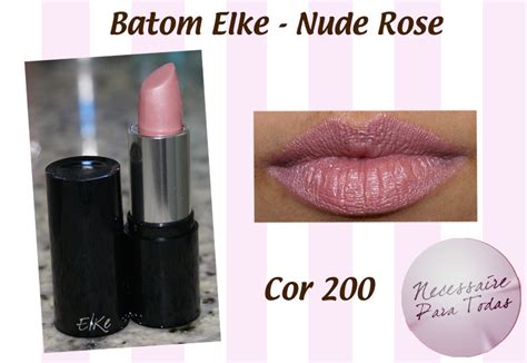 Necessaire Para Todas Batom Elke Nude Rose 200