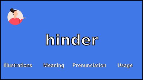 Hinder Meaning And Pronunciation Youtube