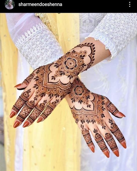 Most Beautiful Stylish Khafif Back Hand Mehndi Designs Collections