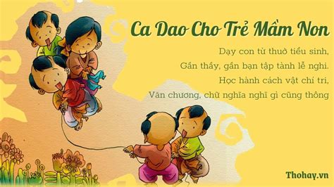 Tìm Hiểu Ca Dao Tục Ngữ Cho Bé Và Cách áp Dụng Vào Giáo Dục Trẻ