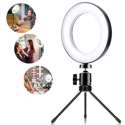 Iluminador Ring Light 16cm Luz Led Selfie Make Profissional Submarino