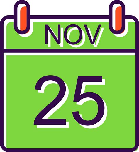 November filled Design Icon 44055798 Vector Art at Vecteezy