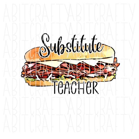 Substitute Teacher/teach/funny Teacher - Etsy