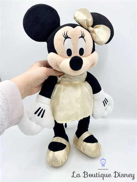 Peluche Minnie Mouse Disney Store Robe Beige Cm Peluches