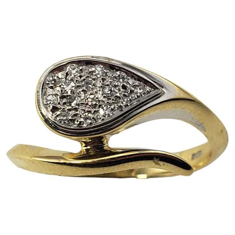 Diamond Snake Ring 18 Karat Yellow Gold Snake For Sale At 1stdibs