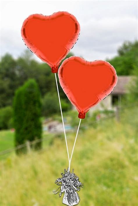 Ballon Coeur Rouge En Aluminium 36cm X1 REF BA3004