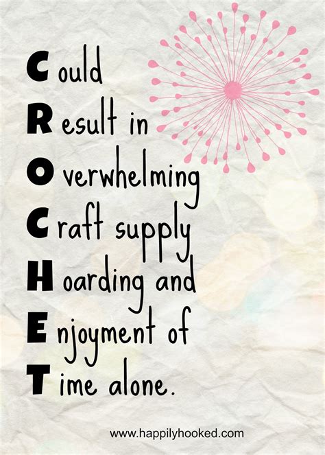 Crochet Crochet Quote Crochet Humor Funny Crocheting Quotes