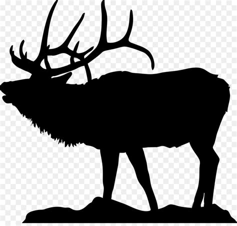 Free Elk Skull Silhouette, Download Free Elk Skull Silhouette png ...