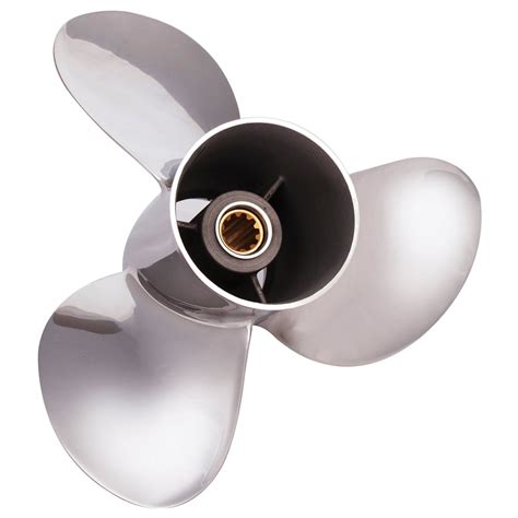 New Stainless Steel Propeller Compatible With Mariner Optimax Spline