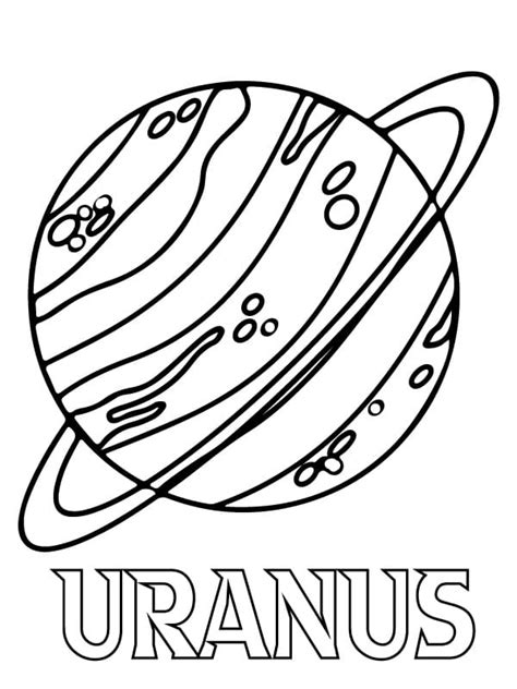 Coloriage La Plan Te Uranus T L Charger Et Imprimer Gratuit Sur