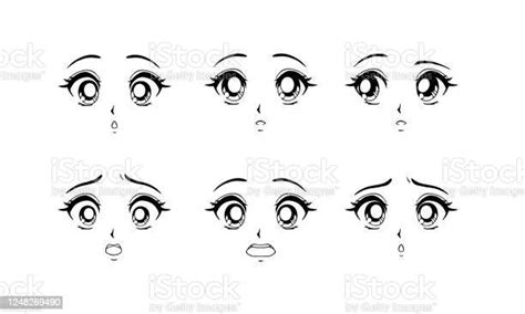 How To Draw Scared Anime Eyes