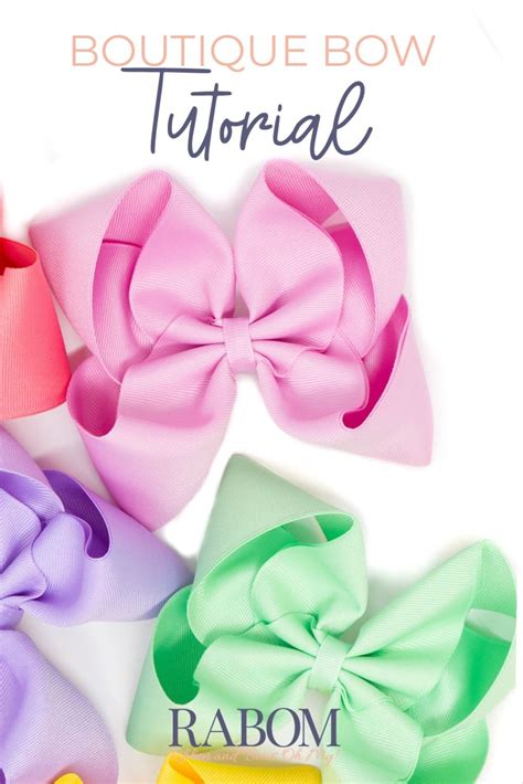 How To Make A Boutique Hair Bow Out Of Ribbon