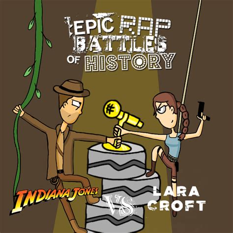 Indiana Jones vs Lara Croft Fanart : r/ERB