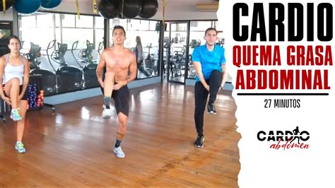 Rutina De Cardio Para Eliminar Grasa Abdominal Cardio Abdomen Youtube