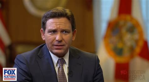 Governor Ron DeSantis challenges the mischaracterization of the ...