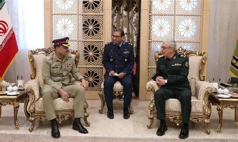 Coas Munir Irans Top General Discuss Defence Cooperation In Tehran