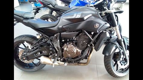 Nova Yamaha Mt Preto Fosco Em Detalhes Youtube