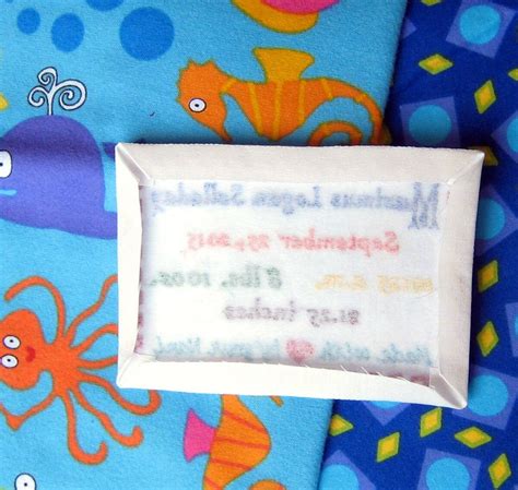 Baby Quilt Label Embroidered Boy And Girl Designs Etsy