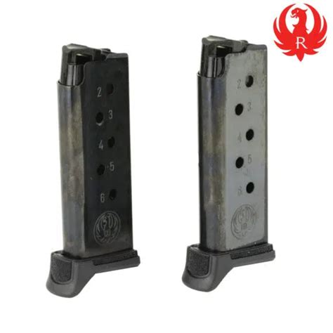 Ruger Lcp Ii 380 Acp 6 Round Magazine 2 Pack The Mag Shack