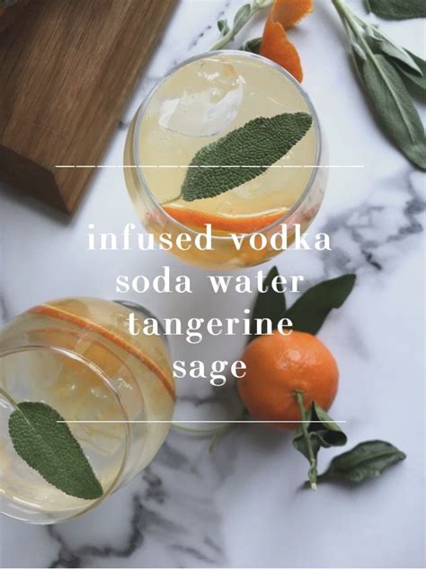 Iceberg Vodka Cocktail Recipe With Tangerine And Sage Infused Vodka