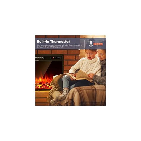 Buy ARLIME 18 Inch Electric Fireplace Inserts 1500W Freestanding