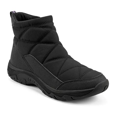 Easy Spirit Womens Tru 2 Quilted Cold Weather Winter And Snow Boots Brickseek