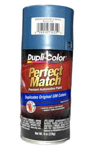 Dupli Color Bgm0539 Light Blue Metallic Gm Exact Match Paint 8 Oz 21