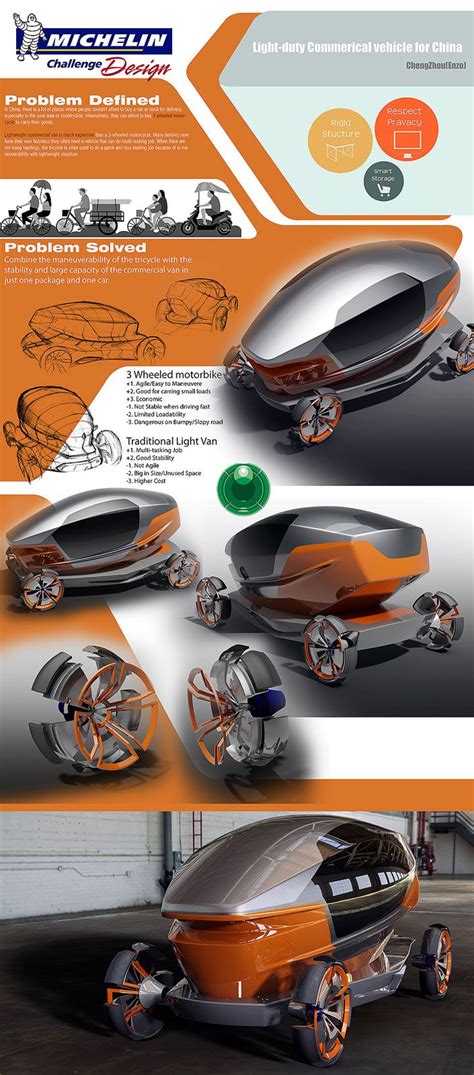 An Orange And Silver Car Is Shown In Three Different Views Including