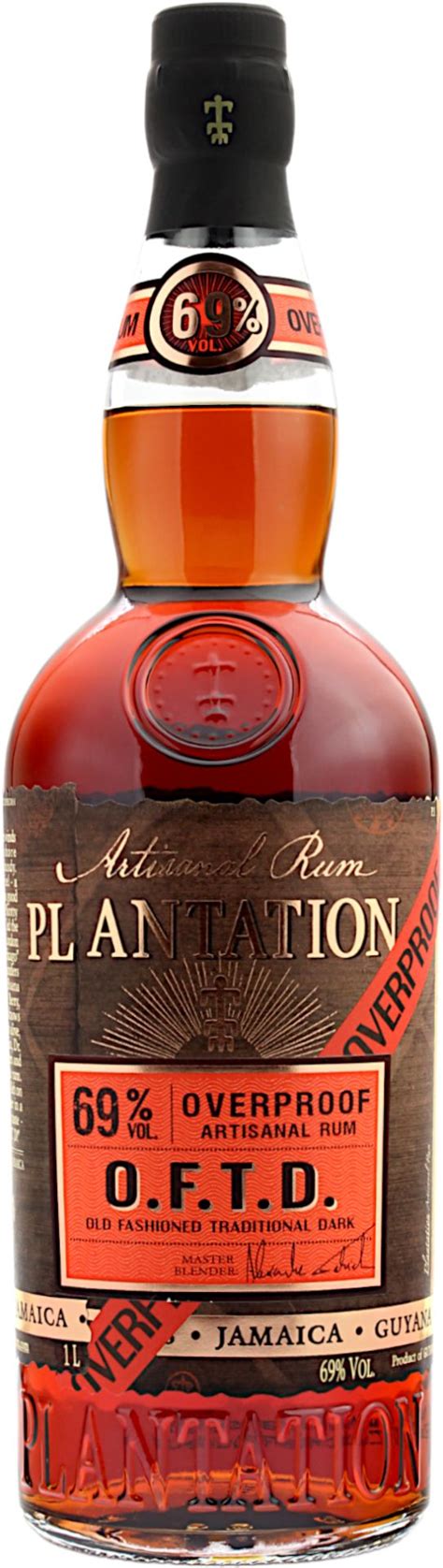 Plantation Rum Overproof O F T D Liter