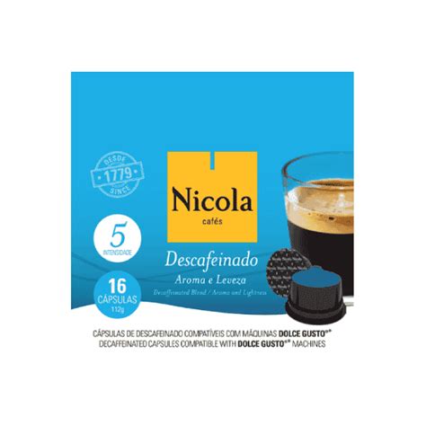 Multicoffee Capsulas Dolce Gusto Nicola Decaf 16 Unid