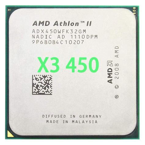 مشخصات، خرید و قیمت پردازنده AMD مدل Athlon II X3 450 (نو - تری) - Dast2pc