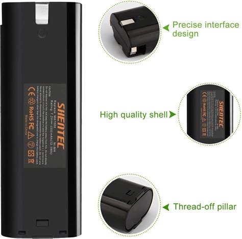 Shentec 7 2 V 4500 MAh Ni MH Replacement Battery For Makita 7000 7002