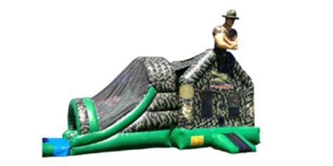 Sergeant Camo Inflatable Combo Bouncer Inflatables Lets Party