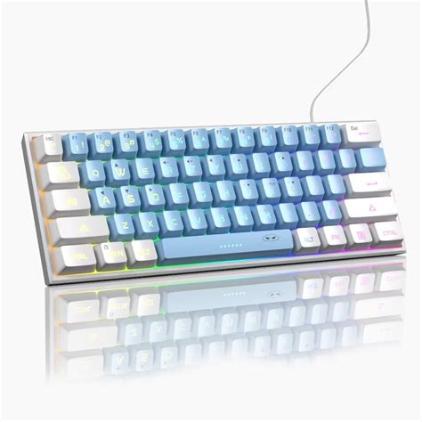 MageGee Mini 60 Gaming Keyboard RGB Backlit 61 Key Ultra Compact